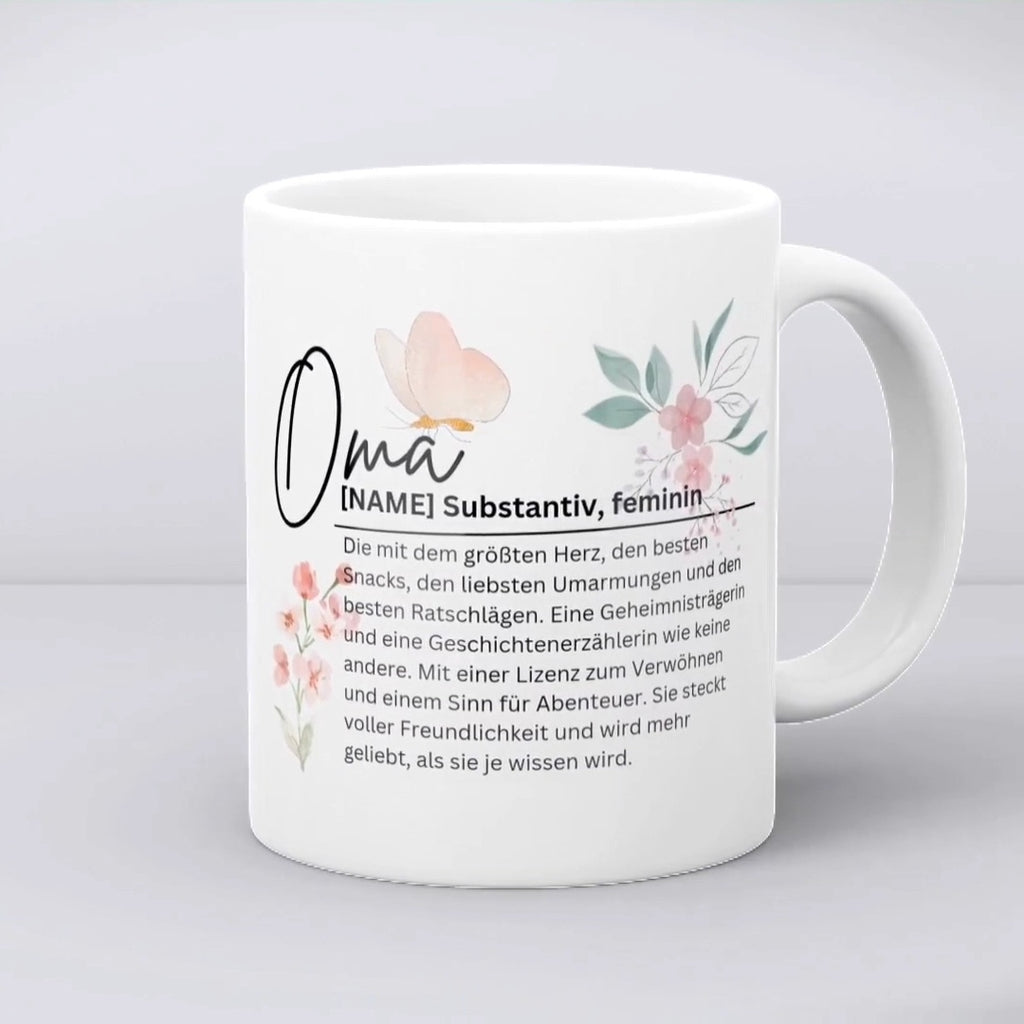 ❤️ Personalisierte Tasse für Oma, Opa, Mama & Papa